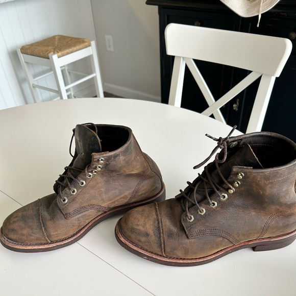 For sale pair of Chippewa engineer boots by LL bean. - Picture 1 of 10